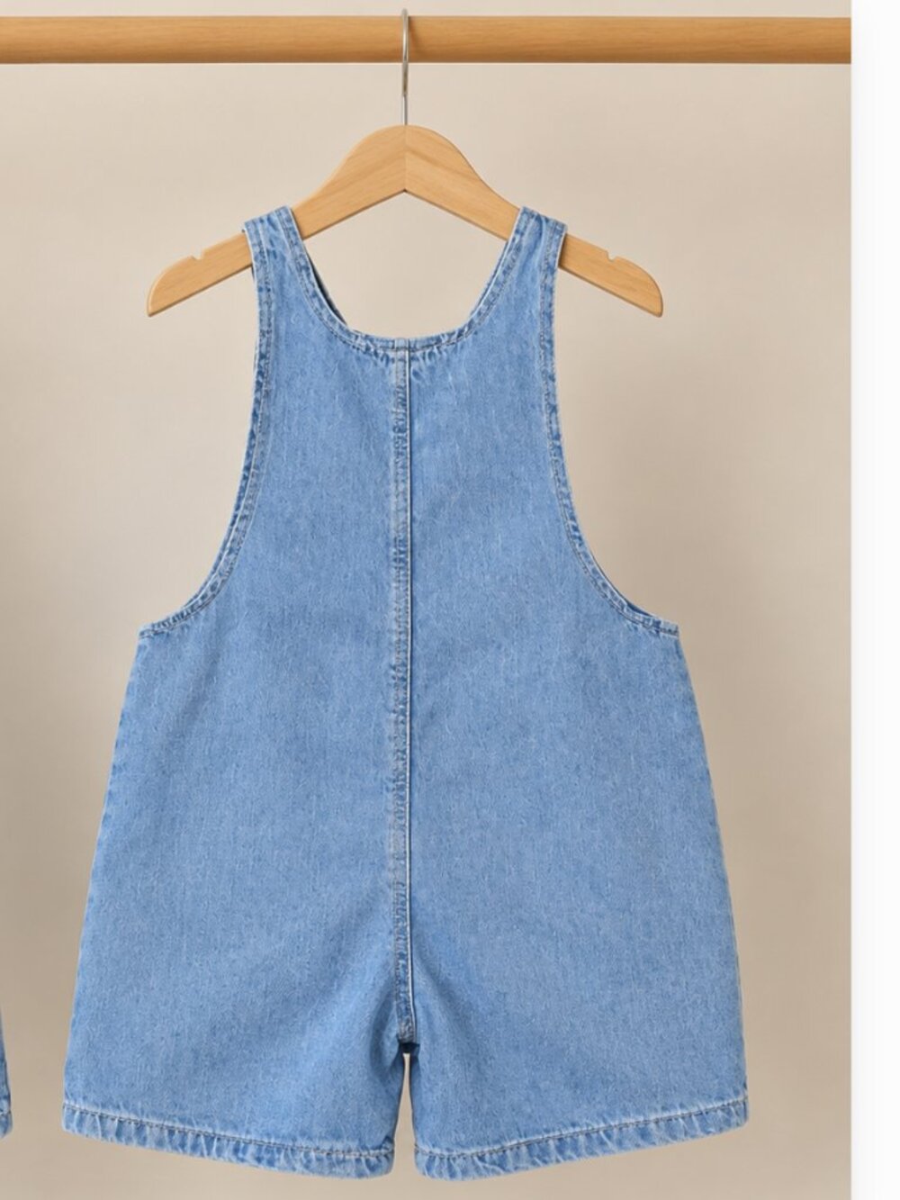 Denim Co. Embroidered Denim Short Dungarees|Girls 7โ8 YRS (128cm) - Picture 2 of 3